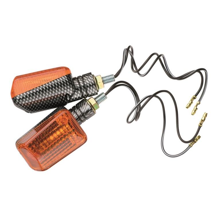 Raceline Universal Carbon Look Stalk Mounted Indicator Set Indicators